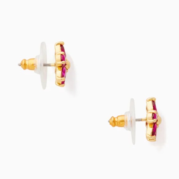 Kate Spade first bloom stud earrings pink multi - Picture 7 of 10